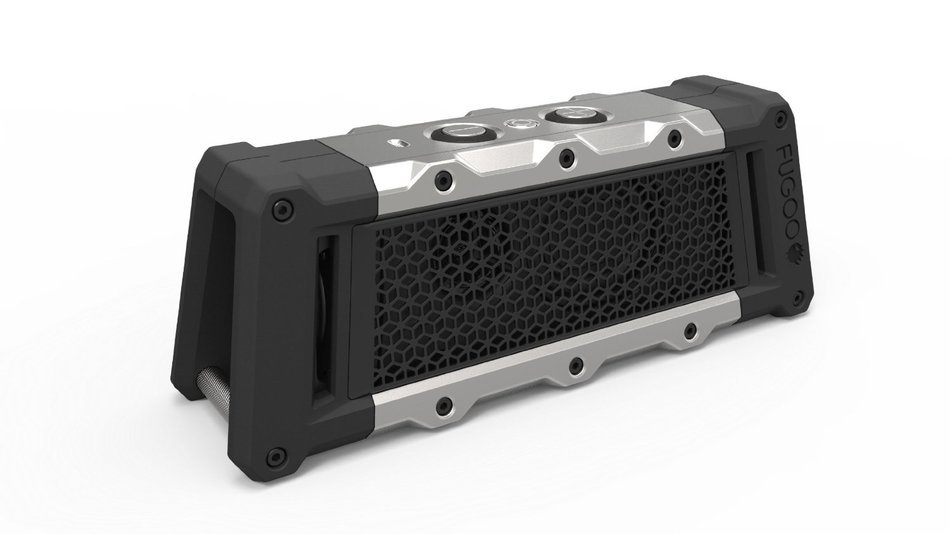 FUGOO Sport - Portable Rugged Bluetooth Wireless Speaker Waterproof Longest 40 Hrs Battery Life (Black/Teal) N7
