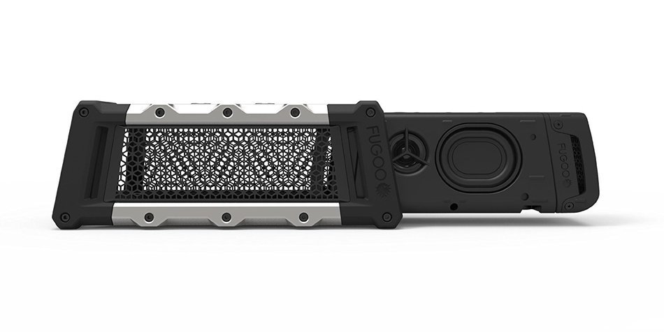FUGOO Sport - Portable Rugged Bluetooth Wireless Speaker Waterproof Longest 40 Hrs Battery Life (Black/Teal) N9