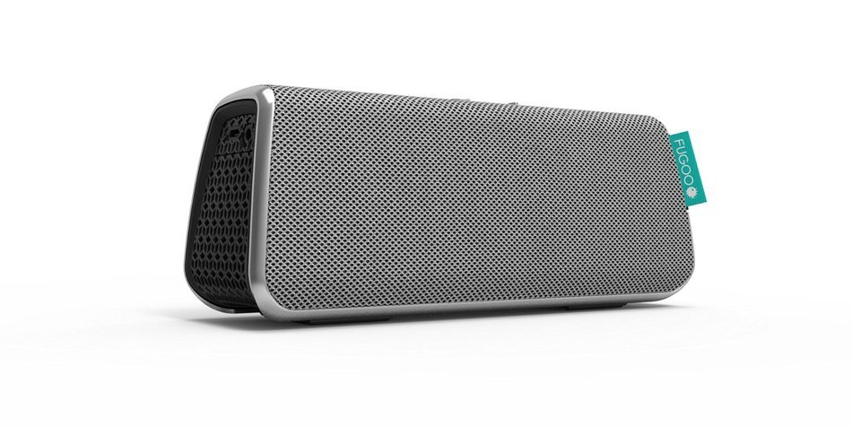 FUGOO Sport - Portable Rugged Bluetooth Wireless Speaker Waterproof Longest 40 Hrs Battery Life (Black/Teal) N12