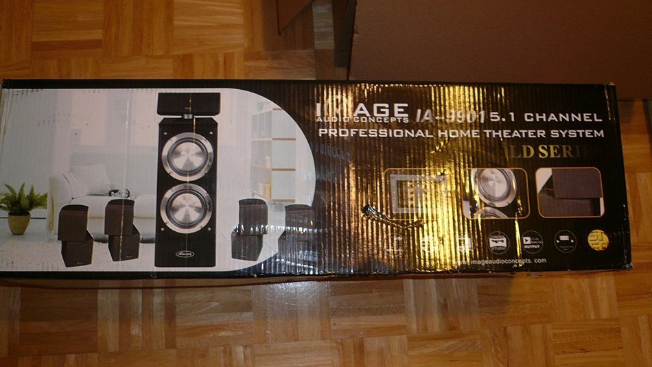 Image Audio Concepts Ia-9901 5.1 Professional Home Theater System Gold Series N2