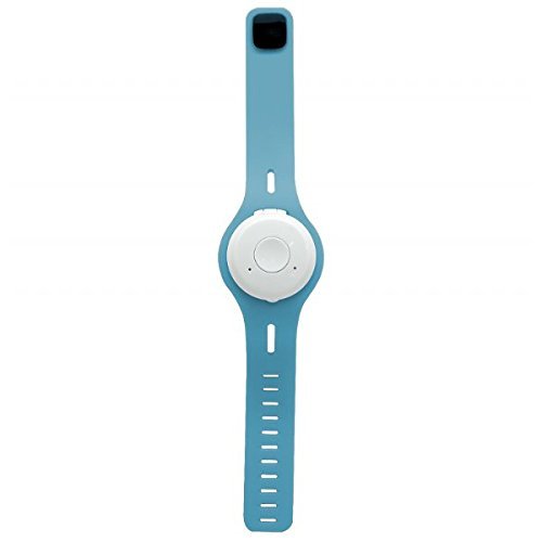 Bluetooth 3.0 Anti Lost Alarm Wristband Selfie Control Speaker Bracelet Support Android IOS Color Blue