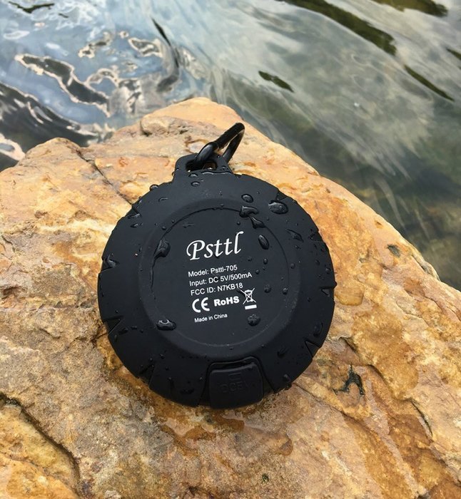 Psttl IPX7 Waterproof Bluetooth Speaker, Rugged Wireless Portable Speaker N4