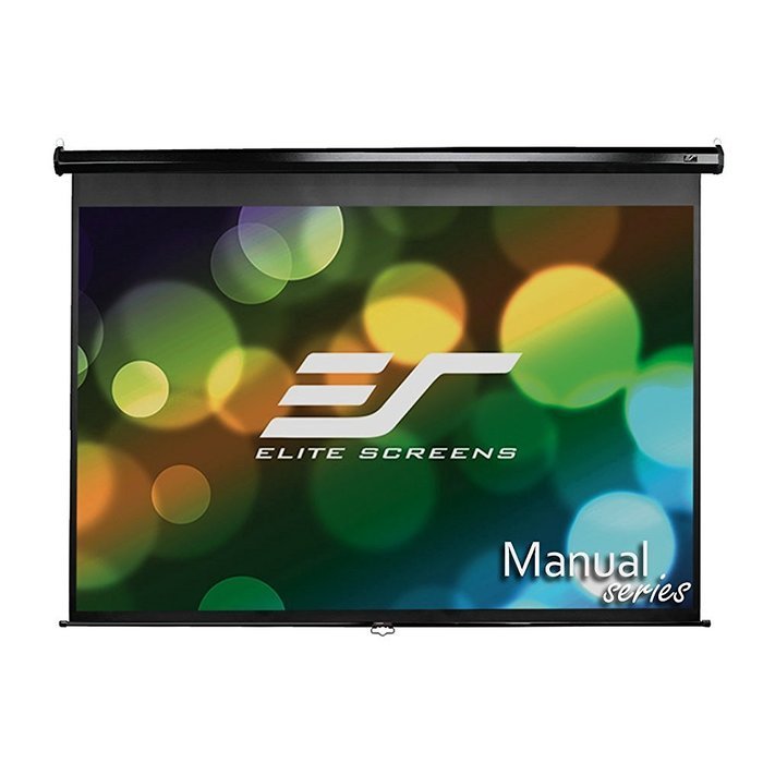 Elite Screens Manual, 150-inch 16:9, Pull Down Projection Manual Projector Screen with Auto Lock, M150UWH2 N11