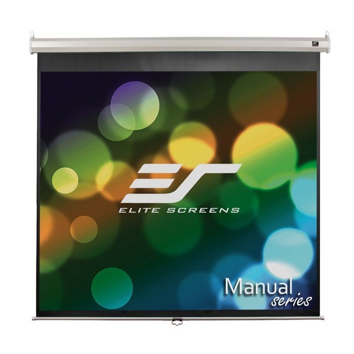 Elite Screens Manual, 150-inch 16:9, Pull Down Projection Manual Projector Screen with Auto Lock, M150UWH2 N18