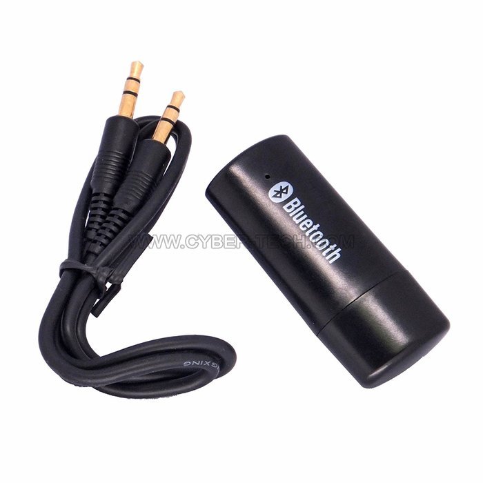 CyberTech BriteLink USB Bluetooth Speaker Adapter /Wireless Music Receiver with A2DP Technology, 3.5 mm Stereo... N4