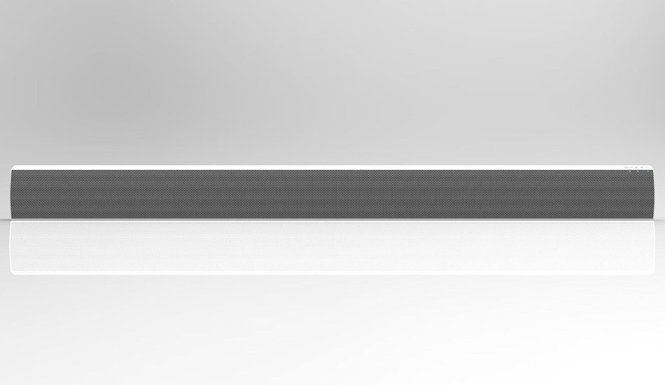 LONPOO 31-Inch 2.0 Channel Bluetooth Soundbar Home Theater Speaker System with Remote Contrl (White) N2
