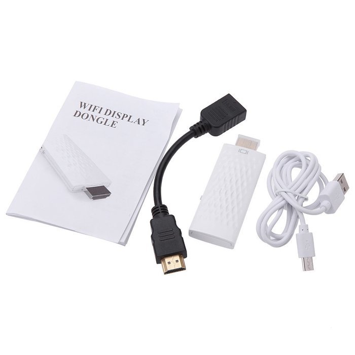 KKmoon Wireless Full 1080P HDMI TV Dongle Wi-Fi Miracast Airplay DLAN Mini PC TV Stick for iPad IOS Phone Android... N7