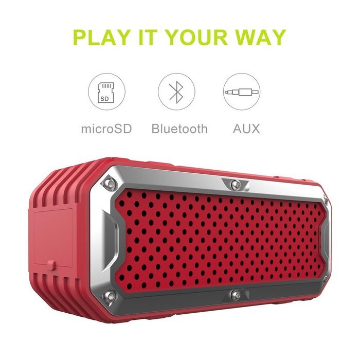 ZEALOT S6 Portable Wireless Bluetooth Speakers Power Bank with Built-in 5200mAh Battery,IP65 Waterproof&Dustproof... N11
