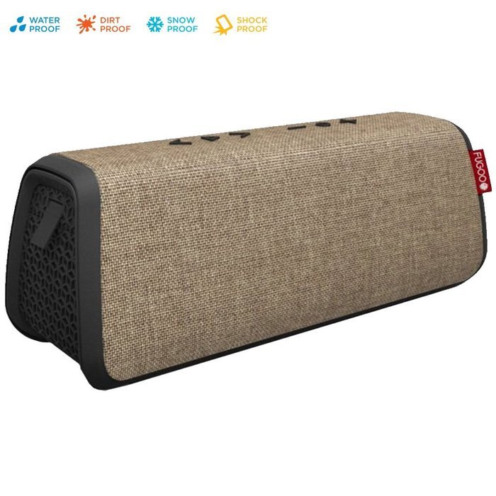 Fugoo Style Portable Waterproof Speaker with Bluetooth - Silver (Certified Refurbished) N6