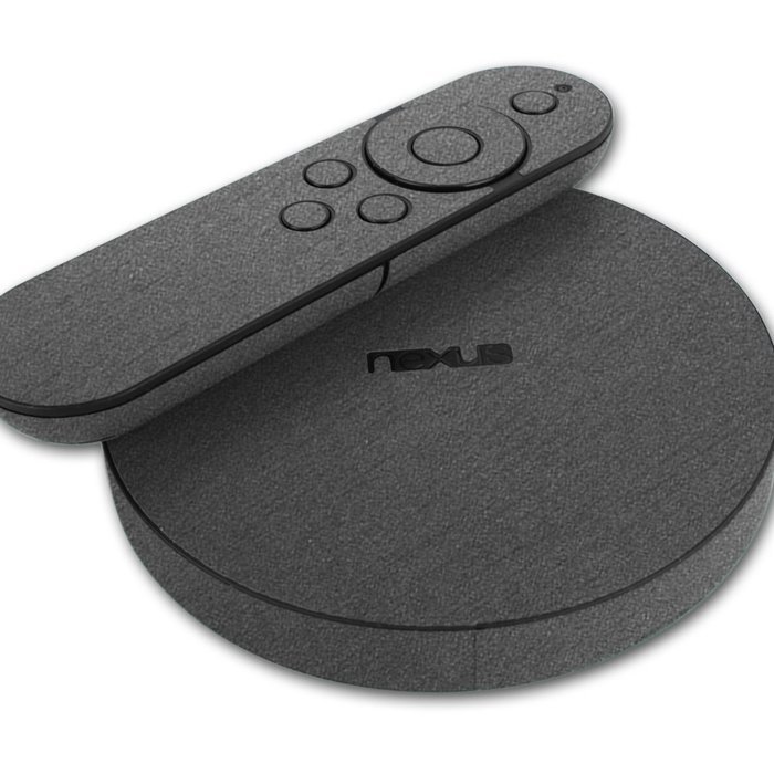 Skinomi TechSkin - Google Nexus Player Brushed Steel Full Body Skin Protector / Front & Back Wrap / Premium HD... N2