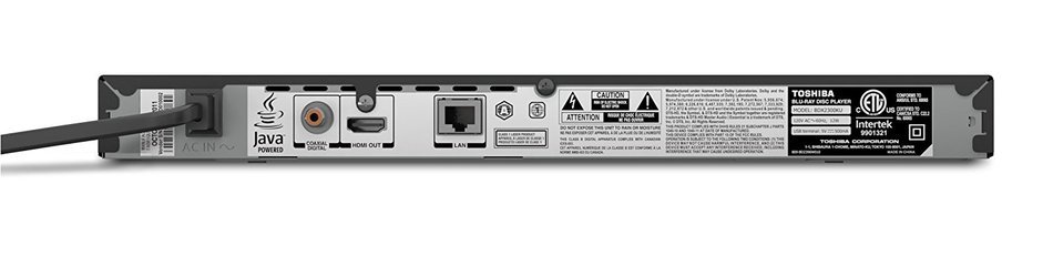 Toshiba BDX2300120 1080p Blu-Ray Disc Player - Black