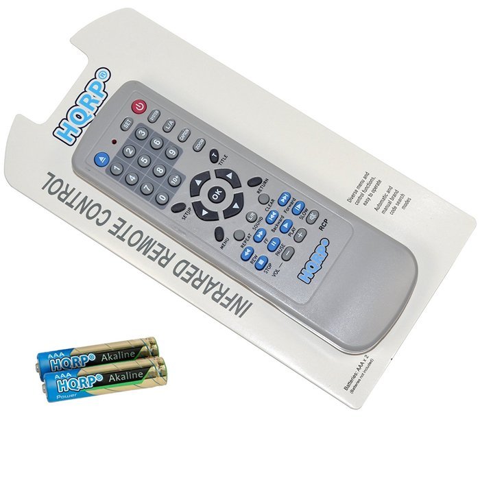 HQRP Remote Control for Philips DVD-R3505 DVD-R3506 DVD-R3545V DVD Player Blu-ray Disc + HQRP Coaster N2