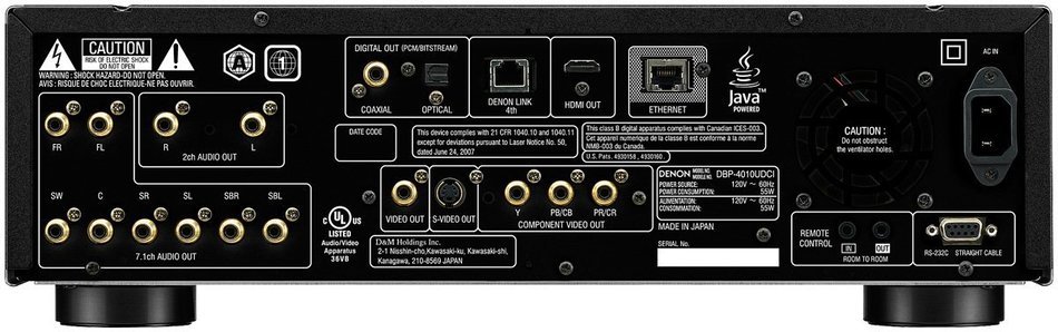 Denon DBP4010UDCI Reference Universal Blu-ray Disc Player N2