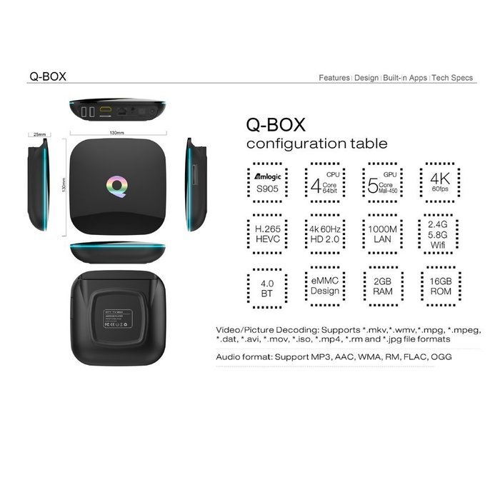 2016 Best manufacturer offer qbox S905 quad core Android 5.1 2G 16G Cable Tv Set Top Box N6