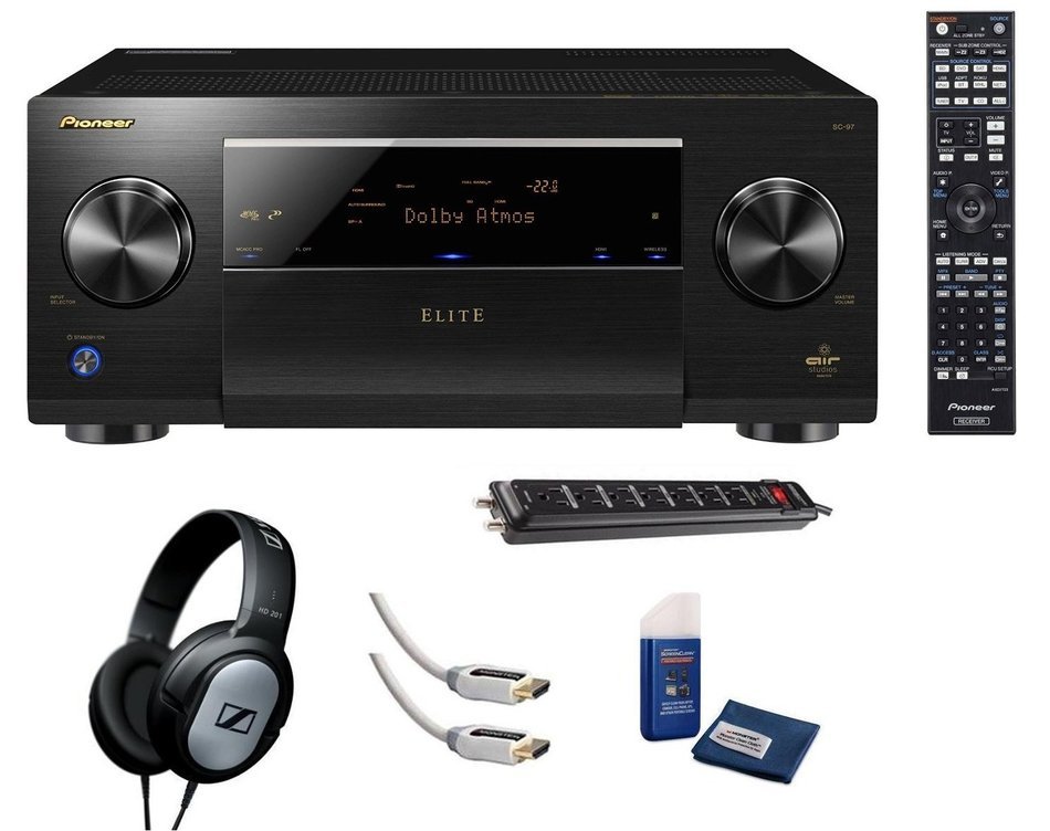 Pioneer Elite SC-97 9.2 Channel Networked Class D3 Av Receiver with Built-in Bluetooth, Wi-fi & Dolby Atmos +... N2