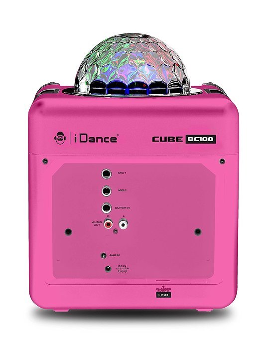 iDance Sing Cube 50W Bluetooth Speaker (Pink) N2
