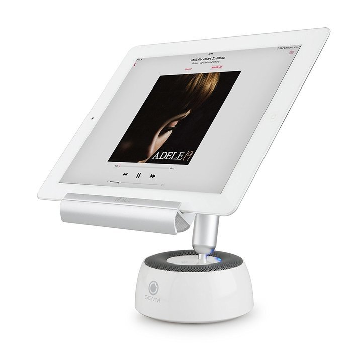 GGMM&reg; M-Show 6W Wireless Portable Bluetooth Rechargeable Speaker With 90 degree rotating stand & Eye-Care LED...