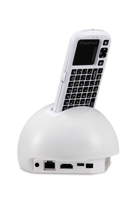 iPazzPort Pearl RK3066 Dual-core 1GB 4GB Android 4.1 Voice Remote Smart TV Player With WiFi RJ45 Camera AV-out... N3