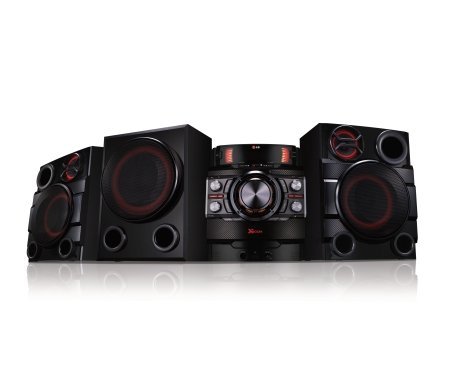 LG 1900-Watt Bluetooth Hi-Fi Audio Stereo Sound System With Single Disc Cd Player, AM/FM-Radio, Dual USB, Sound...