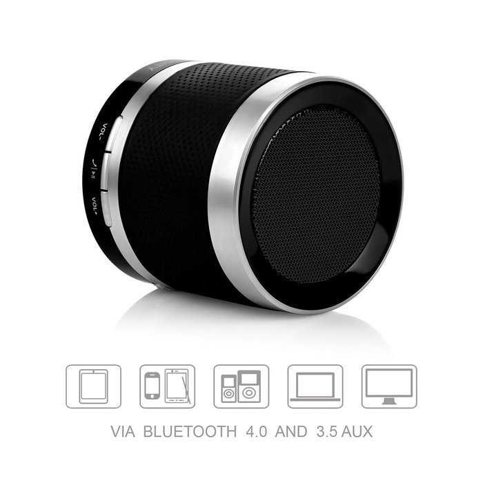 Etekcity RoverBeats T3 Ultra Portable Wireless Bluetooth Speaker, CSR 4.0 (Black) N5
