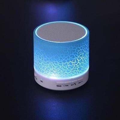 Bluetooth Wireless Mini Portable Speaker Bass for MP3 iPhone + android LED Light N4
