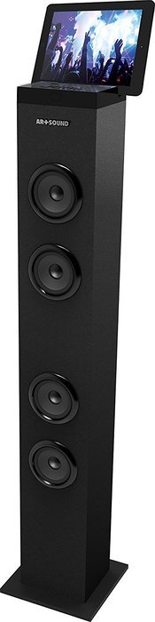 ART+SOUND AR1005 Bluetooth Tower Speaker With LED Indicator, Built-In FM Radio & Charging Docking Station, Remote... N6