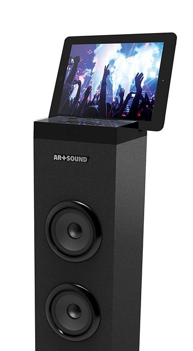 ART+SOUND AR1005 Bluetooth Tower Speaker With LED Indicator, Built-In FM Radio & Charging Docking Station, Remote... N9