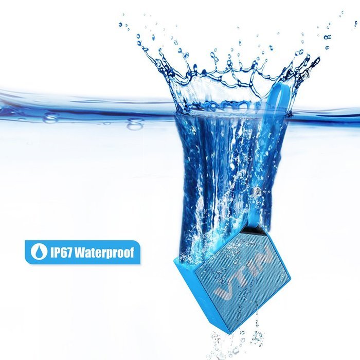 Vtin Cuber Waterproof Speakers Bluetooth 4.0 Speakers with 5W Audio Driver and IP67 Waterproof Design for iPhone... N9