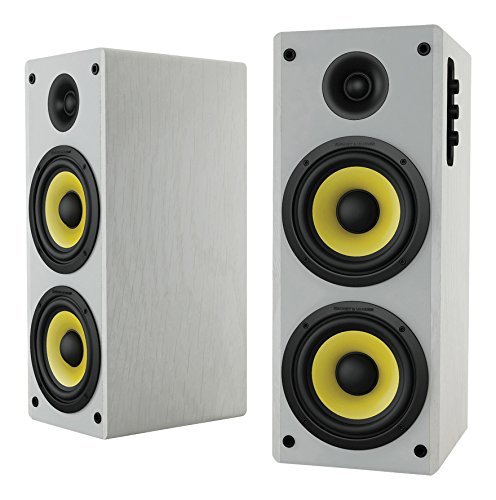 Thonet and Vander Hoch Bt 350 Watts Wood Hi-Fi Bluetooth 4.0 Speakers with Integrated Amplifier, 3.5mm and RCA...