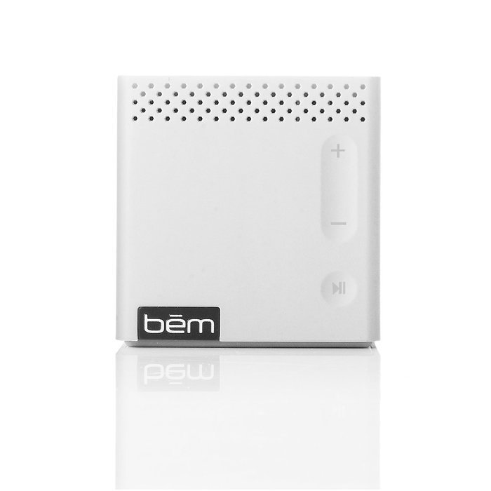 Bem HL2022A Bluetooth Mobile Speaker for Smartphones - Retail Packaging - White N4
