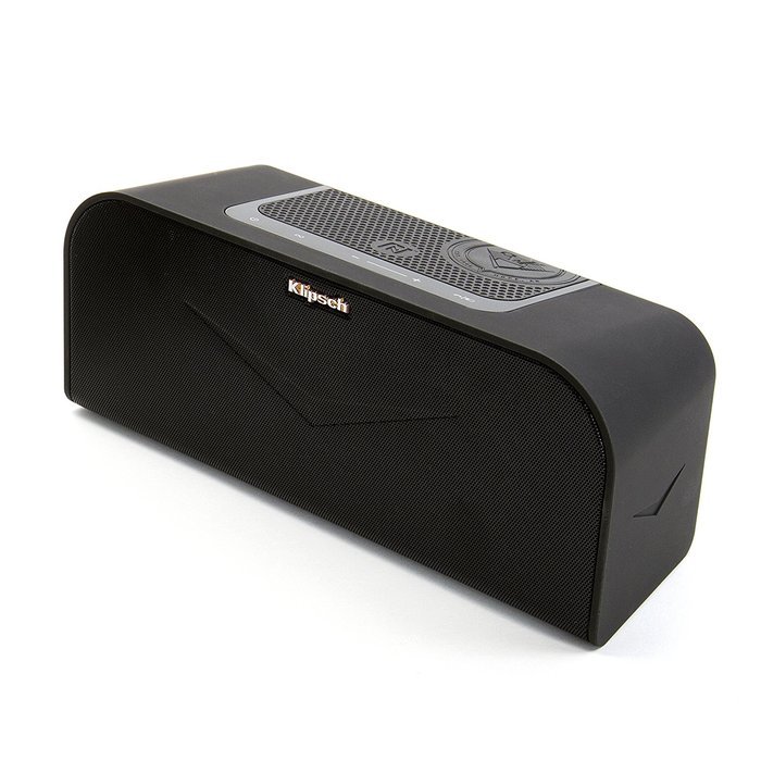 Klipsch KMC 1 Black Portable Speaker with Bluetooth, Black N2