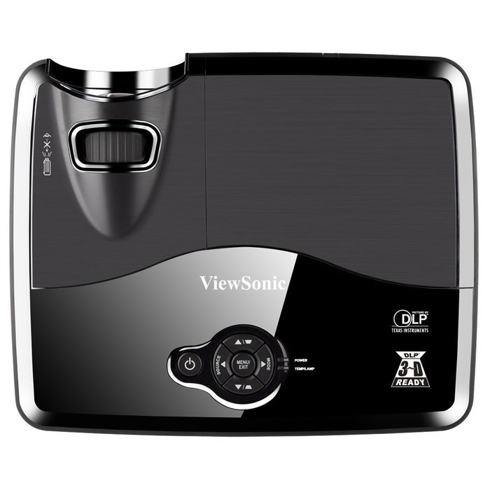 View Sonic PJD5353 1080p Front Projector, 300 Inches - Black N2
