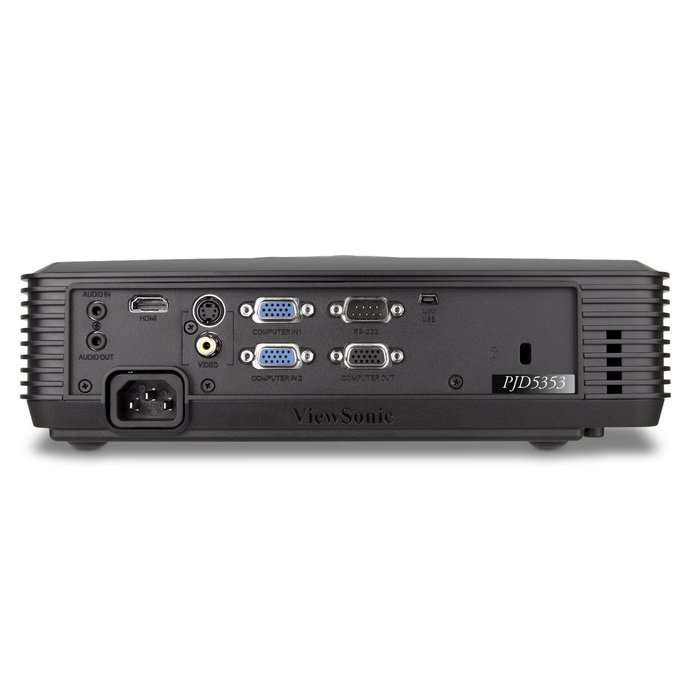 View Sonic PJD5353 1080p Front Projector, 300 Inches - Black N3