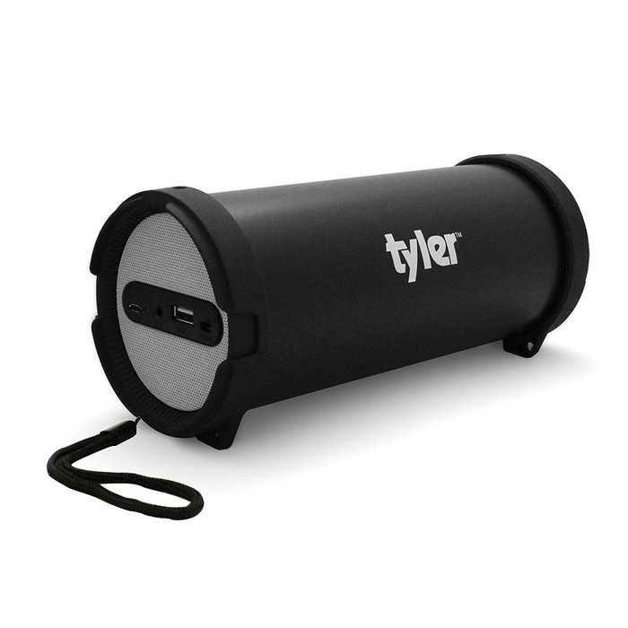 Tyler Portable Wireless Bluetooth Speaker TWS402-SL, Indoor/Outdoor 2.1 Hi-Fi Stereo Cylinder Loud Speaker, with... N6
