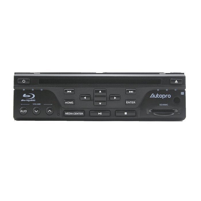 Autopro Blu-ray 1 Din in Dash DVD Player with USB SD(SDHC) Support Mp3 Mpeg4 Divx CD VCD DVD Blue-ray DVD