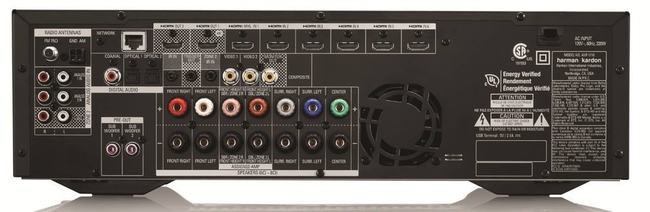 Harman Kardon AVR 1710 7.2-Channel 100-Watt Network-Connected Audio/Video Receiver + Definitive Technology - Definitive... N3