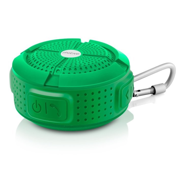Photive Rain WaterProof Portable Bluetooth Shower speaker. Rugged Wireless Outdoor/Shower Speaker with Built in... N21