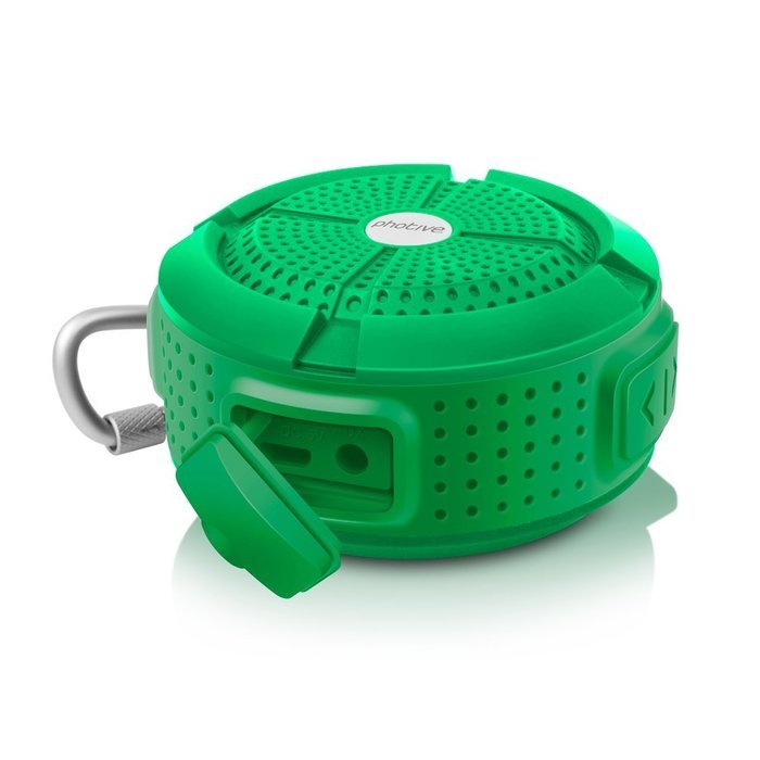 Photive Rain WaterProof Portable Bluetooth Shower speaker. Rugged Wireless Outdoor/Shower Speaker with Built in... N22