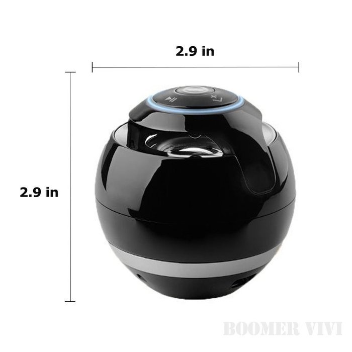 Magic Ball!BOOMER VIVI Wireless Bluetooth Speakers B22 With Subwoofer Mini Round Hi-Fi Speaker Portable Speakers... N4
