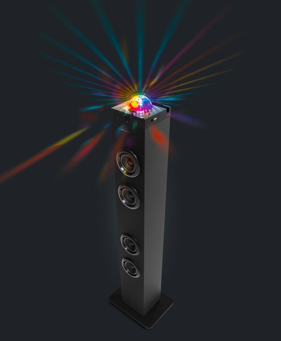 Polaroid Bluetooth Wireless Party Speaker with Dancing LED Lights, Portable & Rechargeable N5