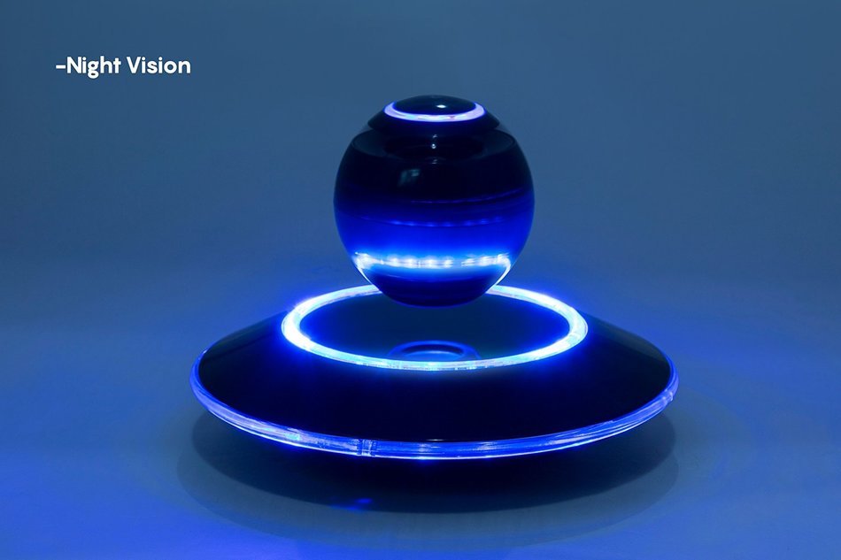 Music Angel JH-FD19 Levitating Portable Wireless Bluetooth Speakers with Microphone for iphone and ipad (Black) N4
