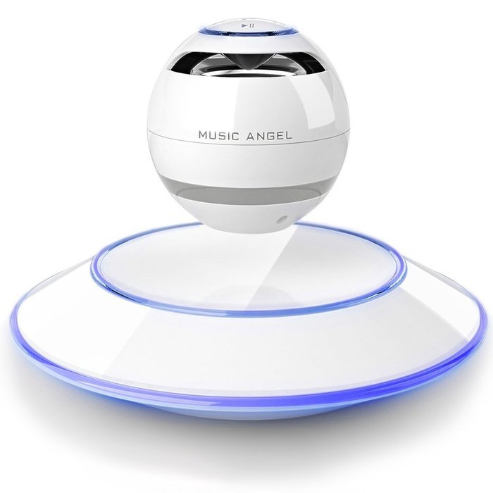 Music Angel JH-FD19 Levitating Portable Wireless Bluetooth Speakers with Microphone for iphone and ipad (Black) N8