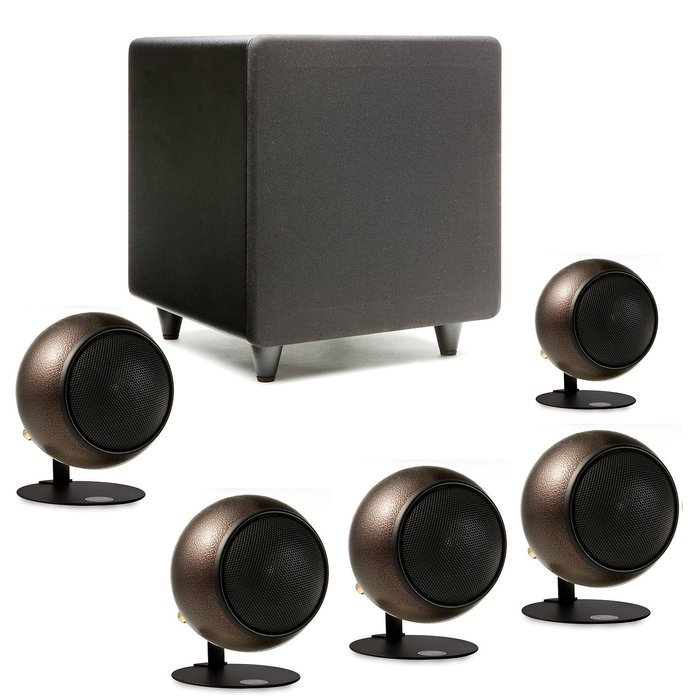 Orb Audio Mini 5.1 Home Theater Speaker System in Hammered Earth