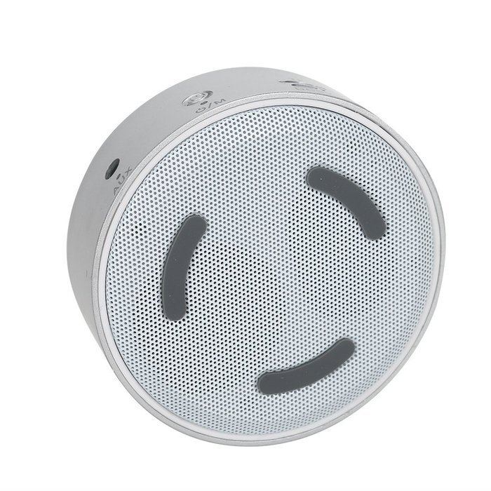 Mini Portable Bluetooth Speaker Support TF Card Siver Color N3