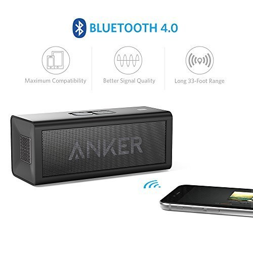 Anker Wireless Bluetooth Speaker, Portable Wireless Bluetooth Speaker (A7909) with Breakthrough 24-Hour Battery... N5