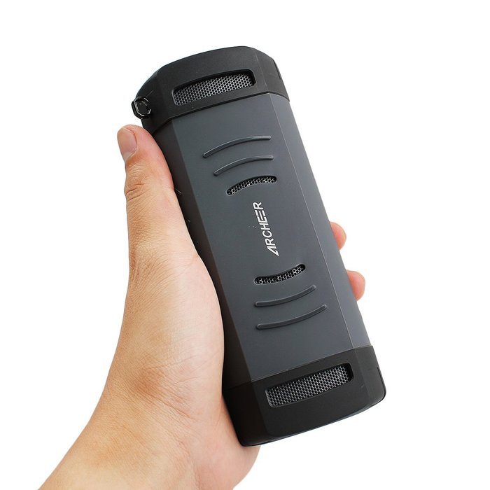 Archeer Portable Bluetooth Speakers Outdoor Waterproof Dustproof Wireless Speaker with Bass and Microphone for... N6