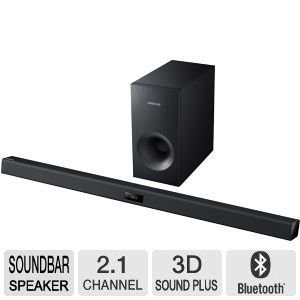 Samsung 2.1 Channel 120 Watts Home Theater Soundbar System with 60 Watt Subwoofer, Bluetooth, Soundshare, Smart...
