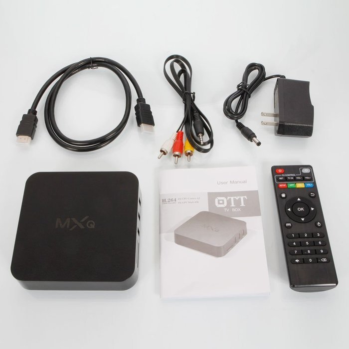 MXQ Amlogic S805 Android 4.4 Quad-Core WiFi Kodi 4K Smart TV Box 8GB for XBMC