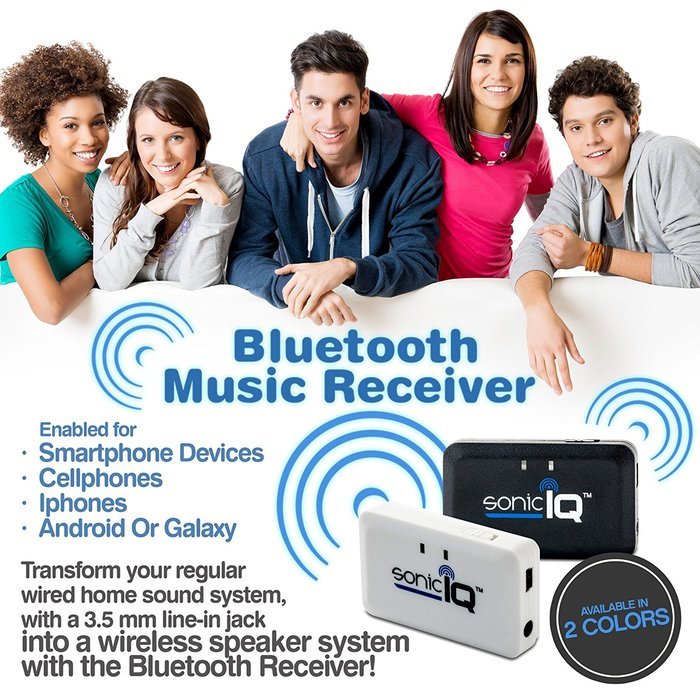Bluetooth Music Receiver Kit Wireless Speaker Adapter Turns Home Stereo System Stand Alone Speakers Into Wireless... N6