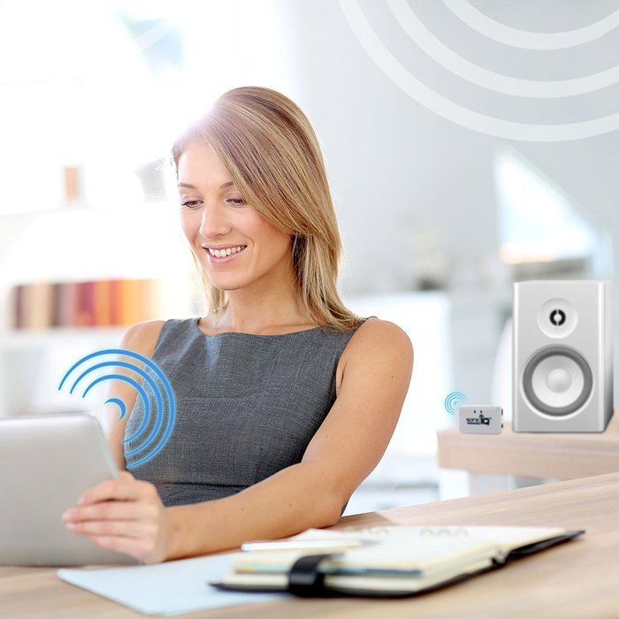 Bluetooth Music Receiver Kit Wireless Speaker Adapter Turns Home Stereo System Stand Alone Speakers Into Wireless... N8